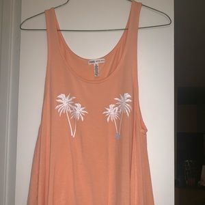 Tank top with palm trees